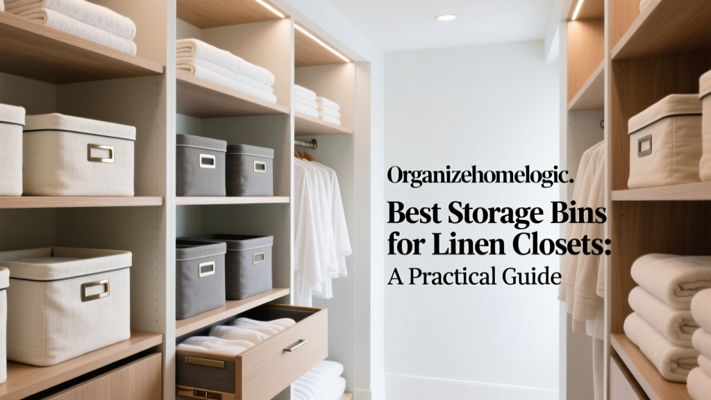 Best Storage Bins for Linen Closets: A Practical Guide