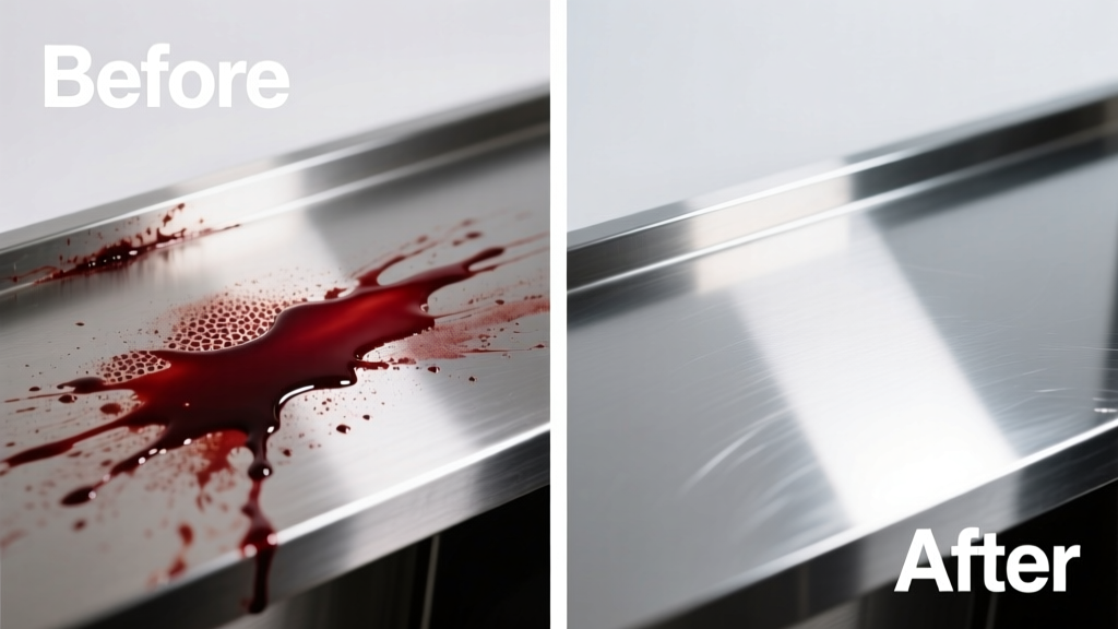How to Remove Blood from Stainless Steel Surfaces
