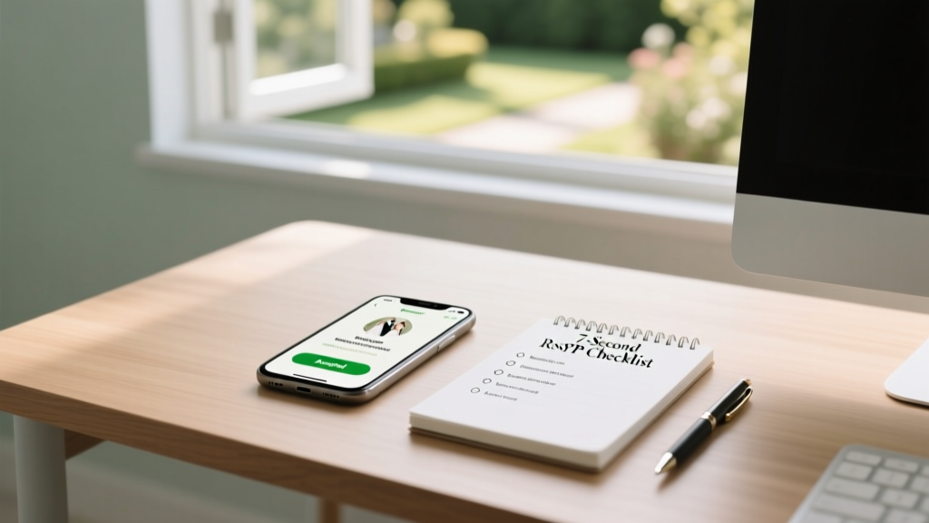 RSVP Wedding Invitation: 7-Second Checklist (2026)