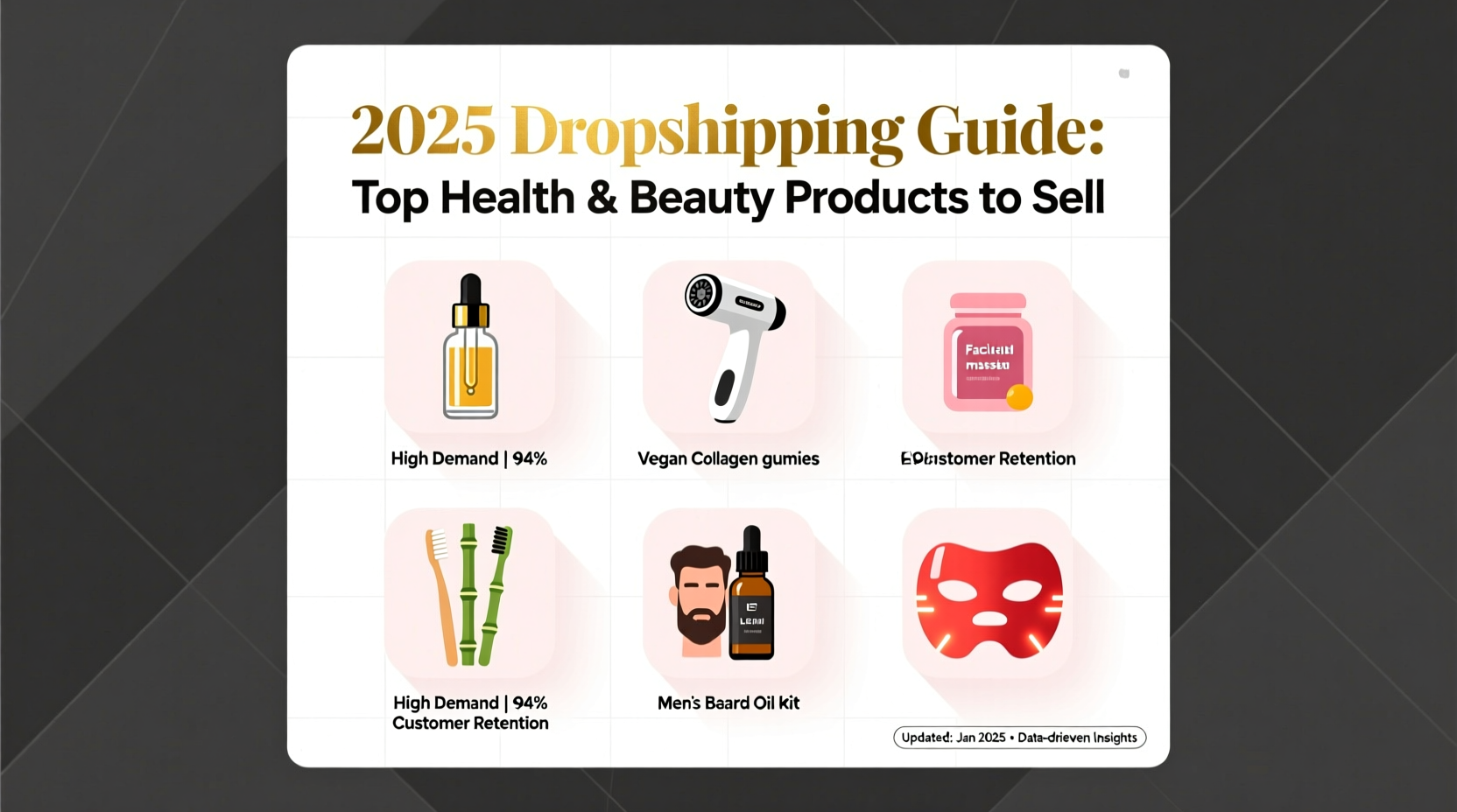 dropshipping hot product generic brand health beauty 2025