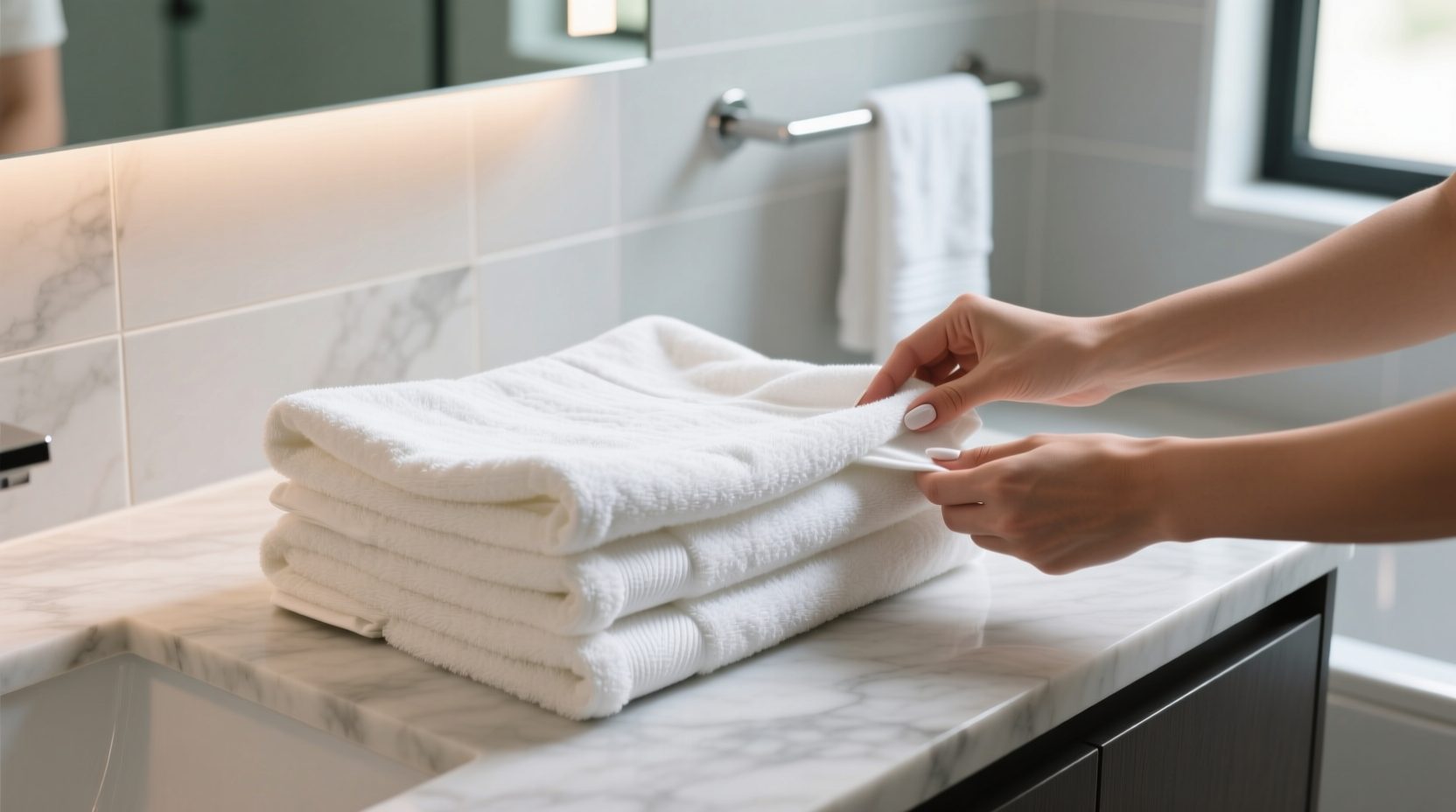 how to fold a towel