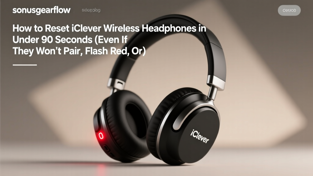 iClever Wireless Headphones Reset Guide (2026)