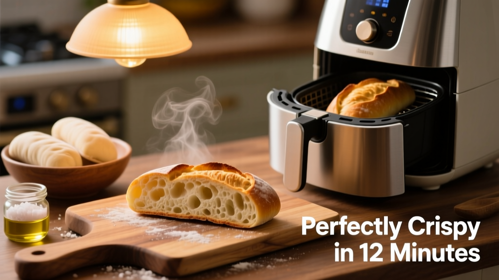 Air Fry Frozen Ciabatta Bread Perfectly (Crispy & Fast!)