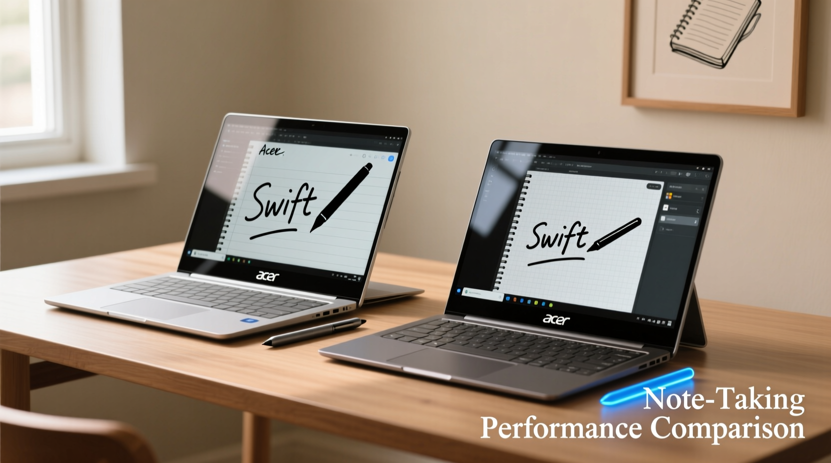 acer swift vs microsoft surface which laptop works best for note taking