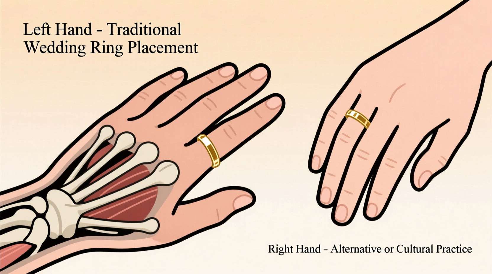 what side does the wedding ring go on