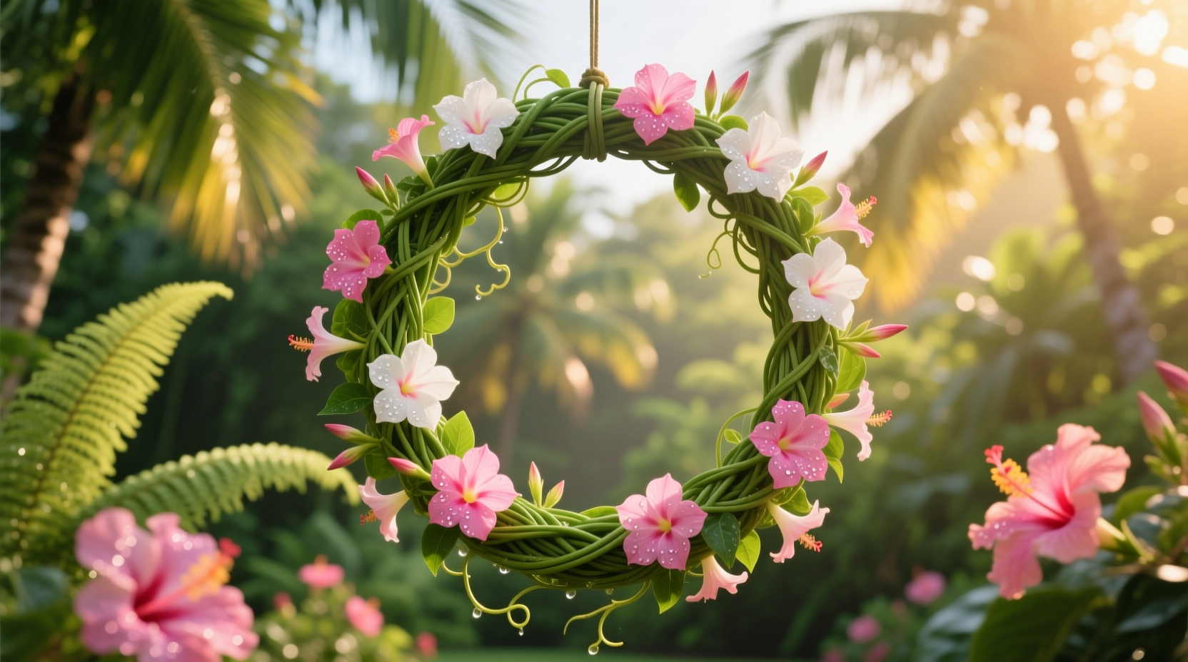 mandevilla hoop