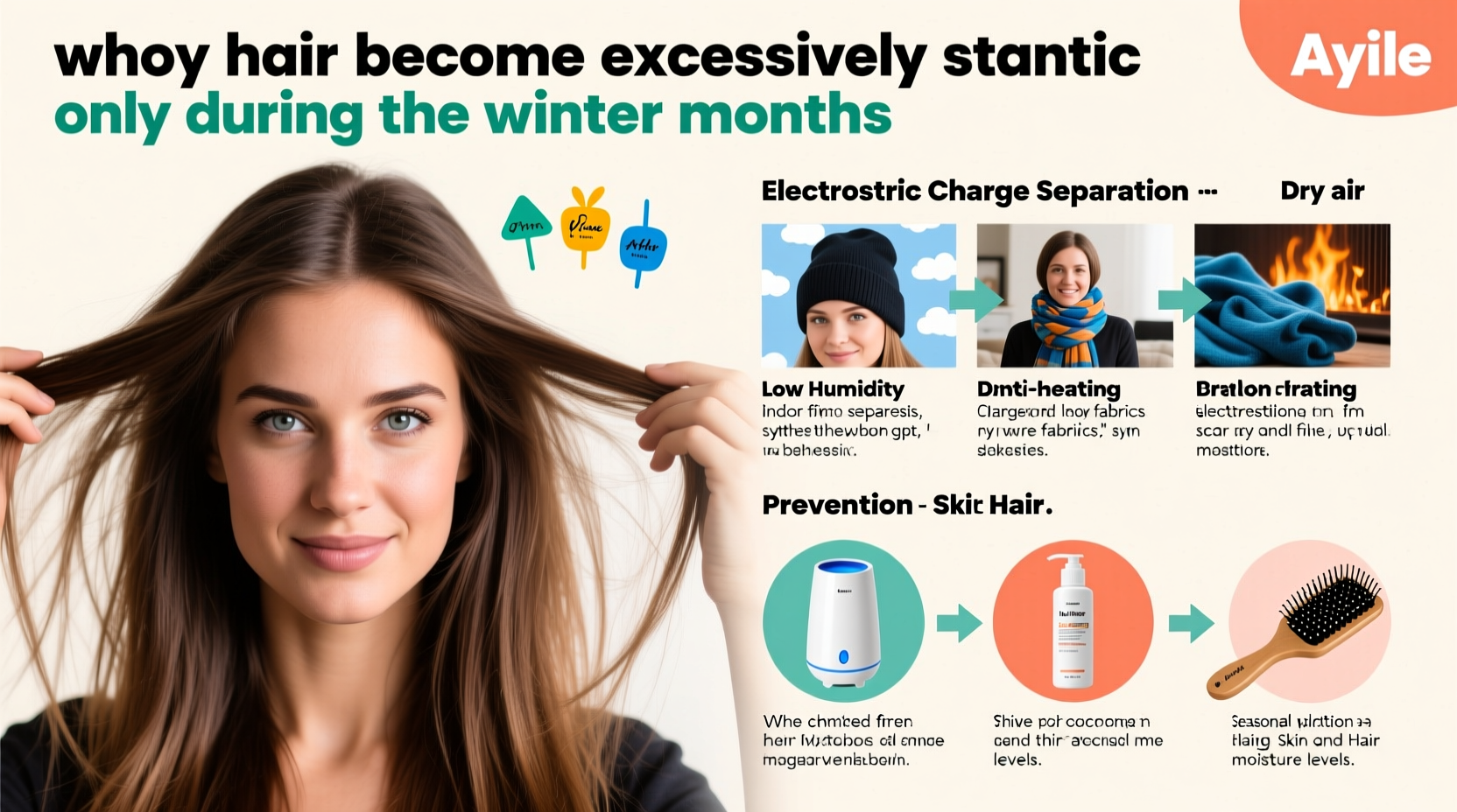 why is my hair staticky only in winter months