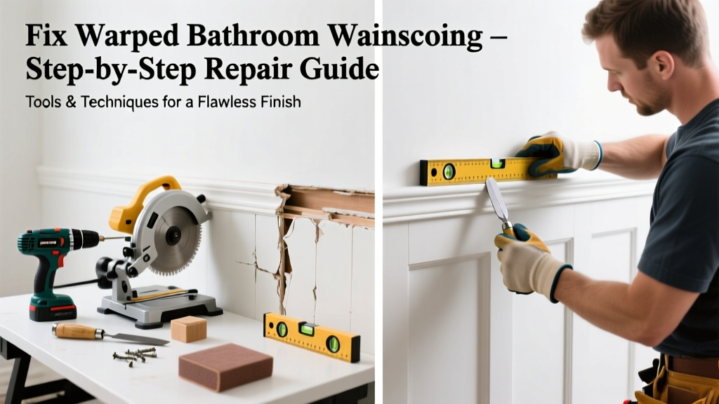 Fix Warped Bathroom Wainscoting: Causes & Repair Steps