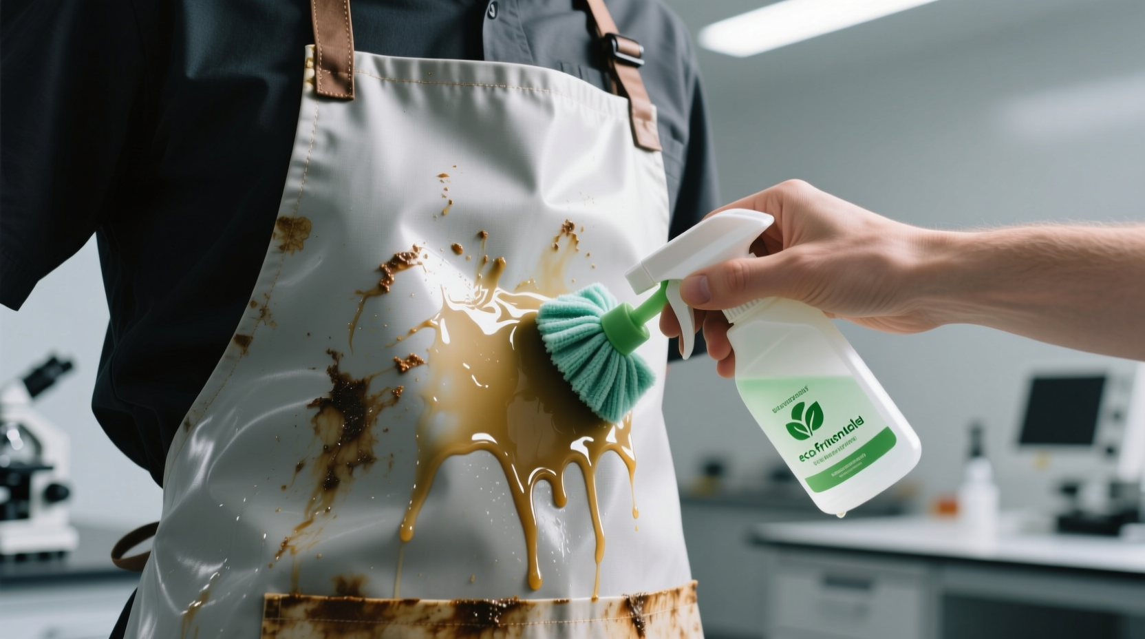 how to remove dried glue from craft aprons safely