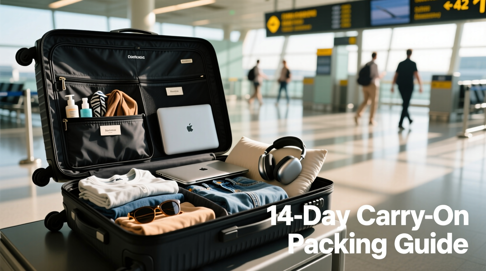 how to pack a carry on for 2 weeks without checking a bag