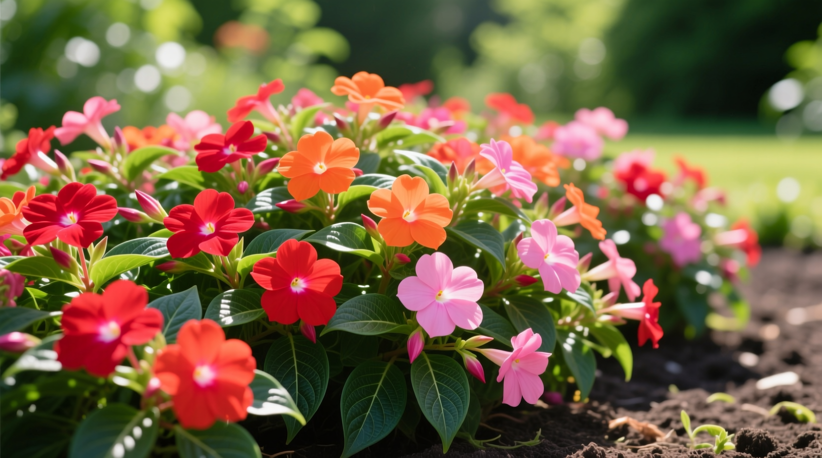 full sun impatiens