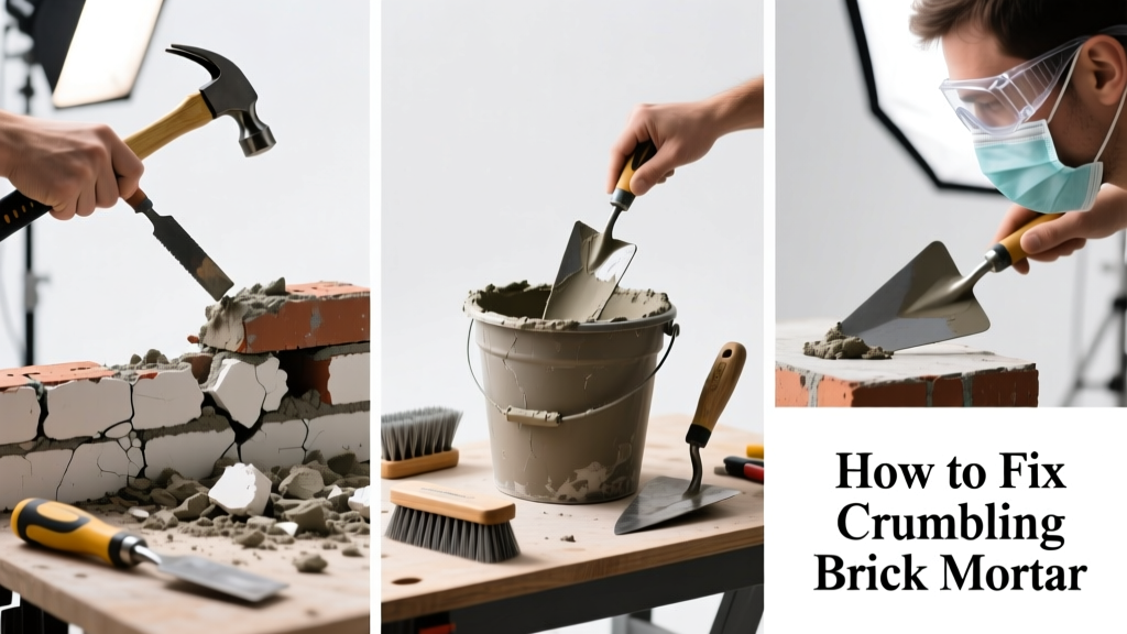 How to Fix Crumbling Brick Mortar Yourself