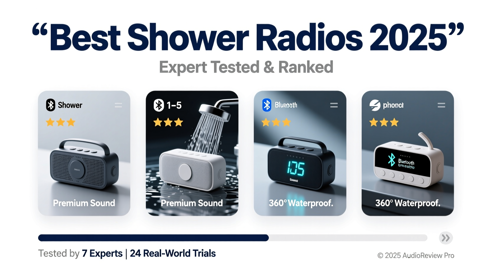 best shower radios