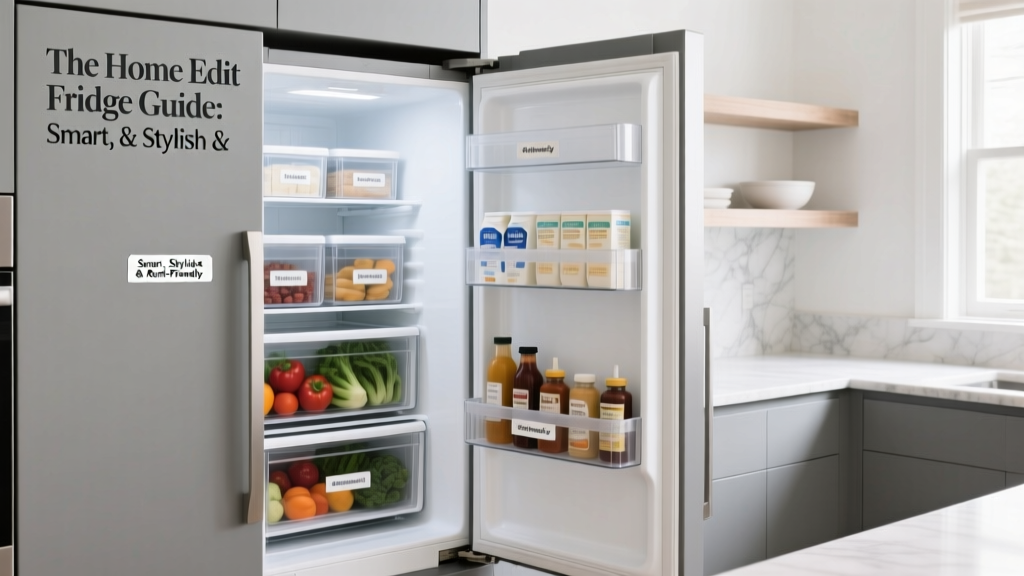 The Home Edit Fridge Guide: Smart, Stylish & Rent-Friendly