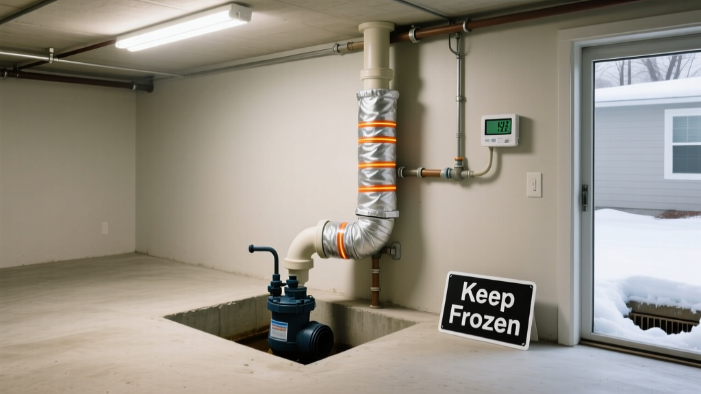 How to Prevent Sump Pump Discharge Line Freezing
