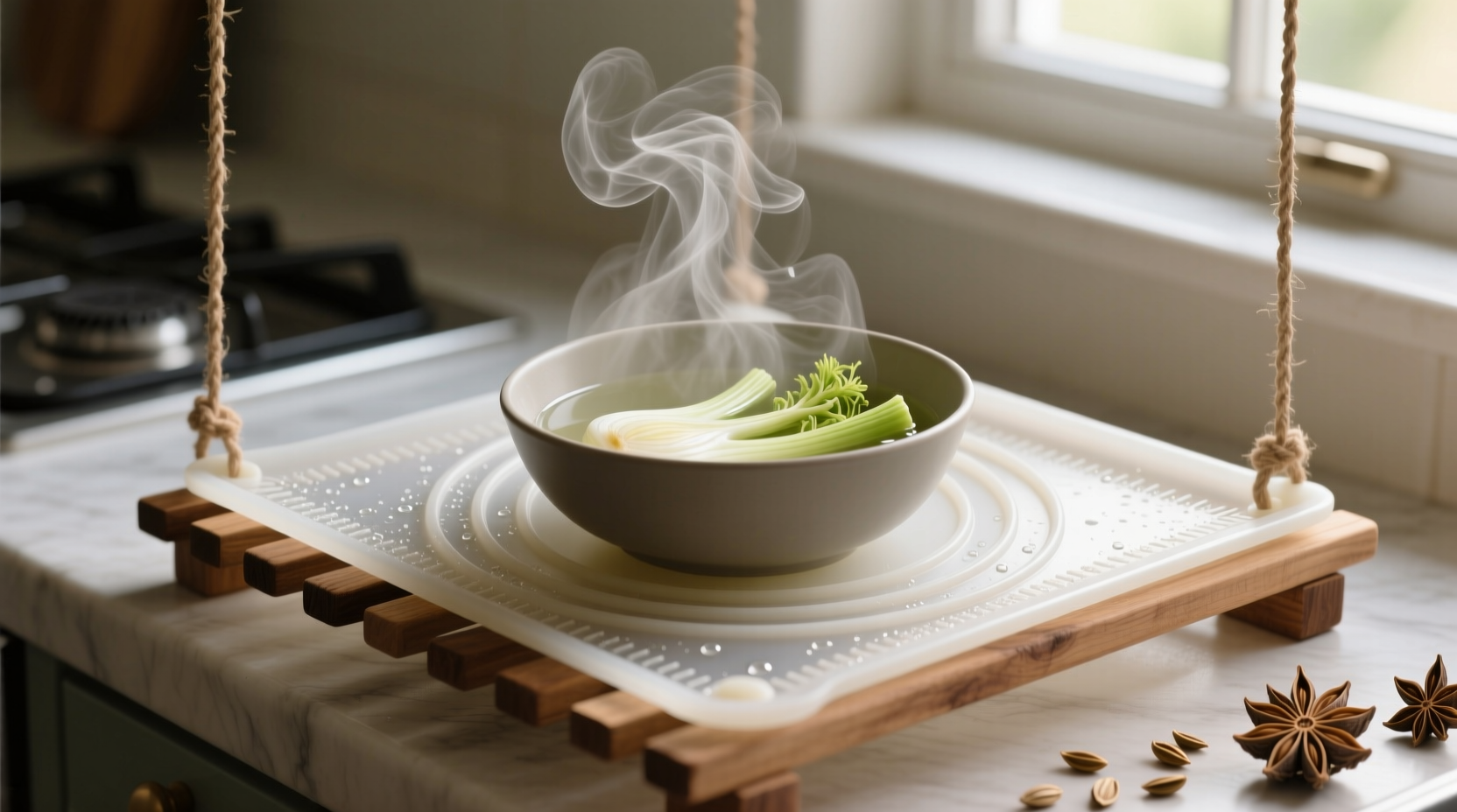 eco friendly cleaning fennel steam for silicone mats