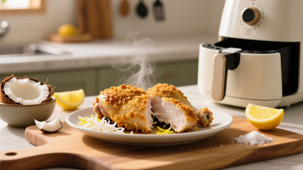 Crispy Coconut Crusted Chicken in Air Fryer