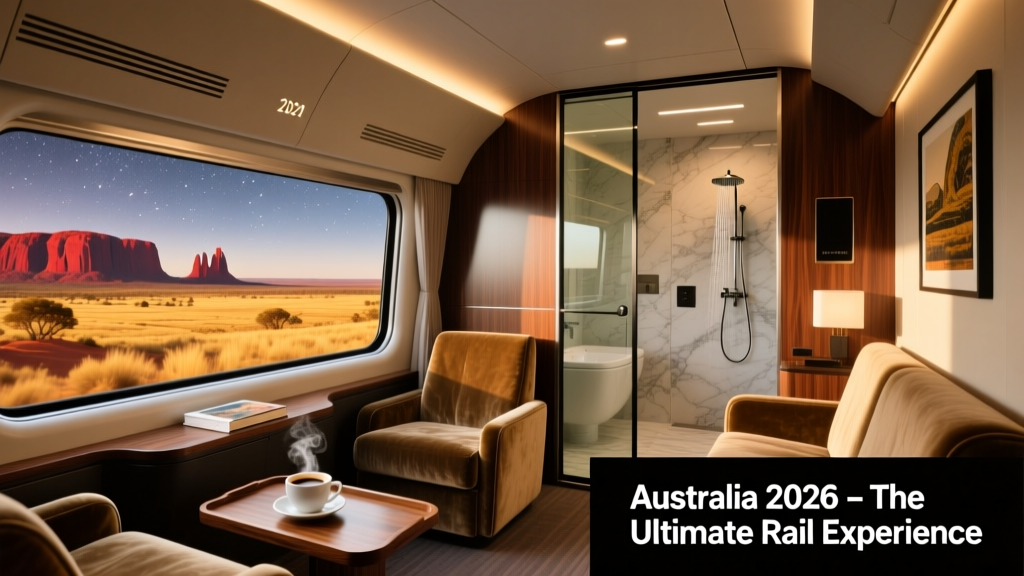 New Luxury Train Suites in Australia 2026: The Ghan Expedition, Indian Pacific Revival, and Beyond