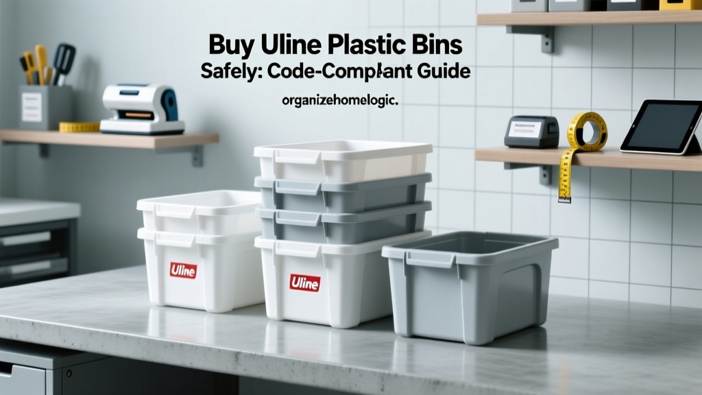 Buy Uline Plastic Bins Safely: Code-Compliant Guide