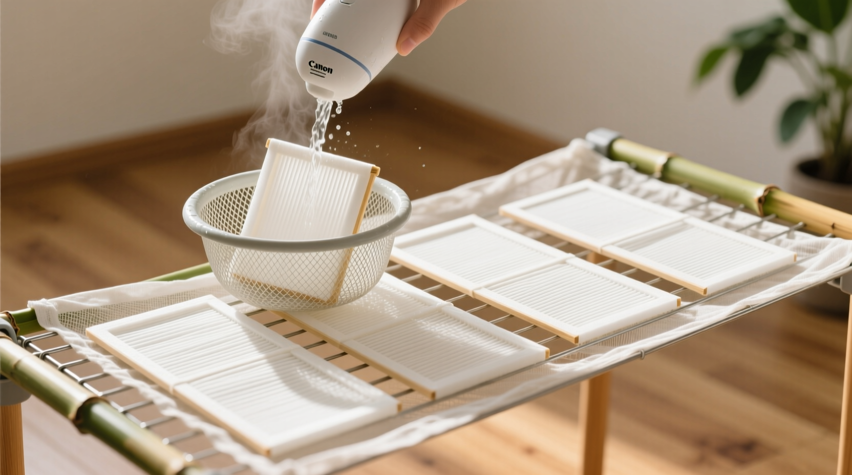 eco friendly bamboo humidifier filter cleaning