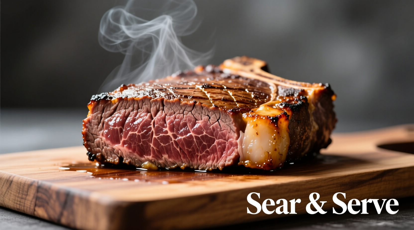 Perfectly seared beef fillet roast with golden crust