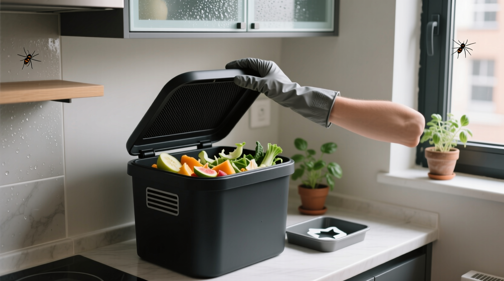 countertop compost bin with charcoal filter worth it