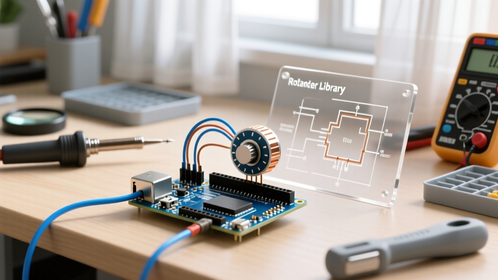 How a Rotary Encoder Library for Arduino Decodes Quadrature Signals