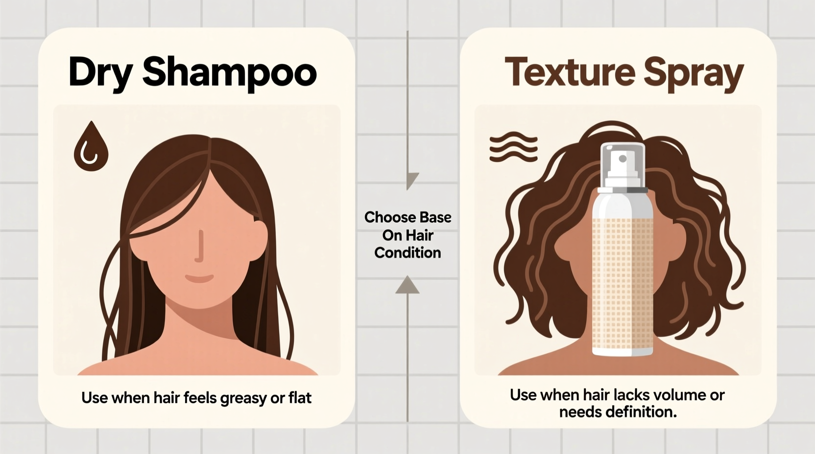dry shampoo vs texture spray knowing when to use which product