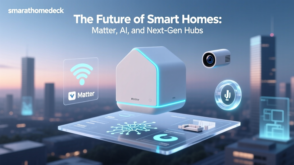 The Future of Smart Homes: Matter, AI, and Next-Gen Hubs