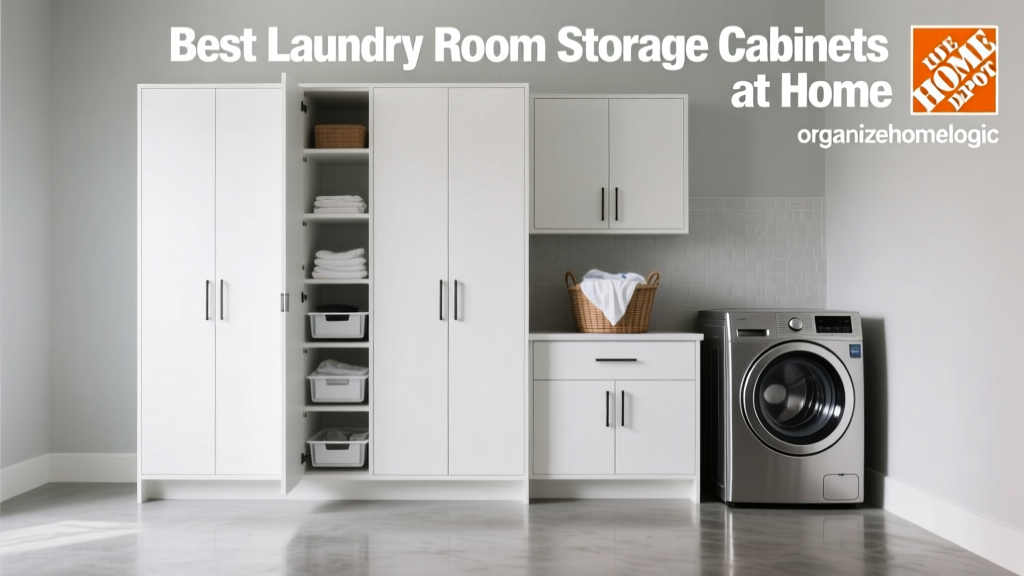 Best Laundry Room Storage Cabinets at Home Depot