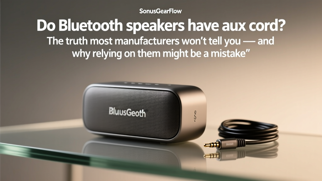 Bluetooth Speakers with Aux: Truth About Sound Quality