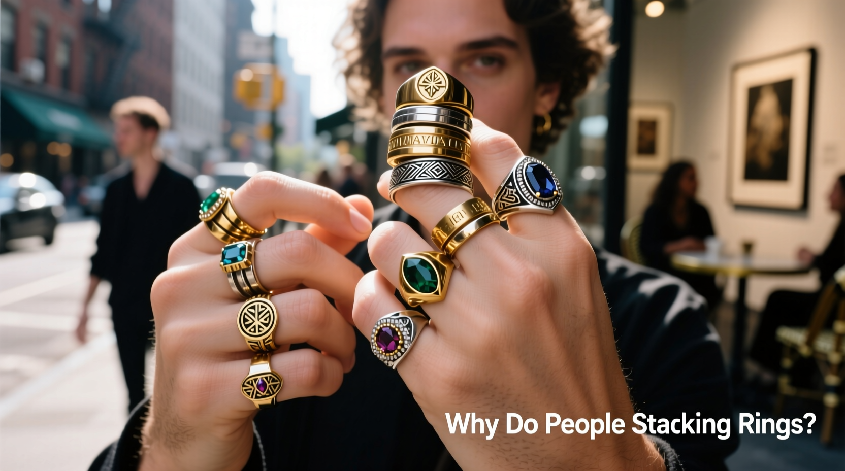 why do people stack multiple rings on one finger now