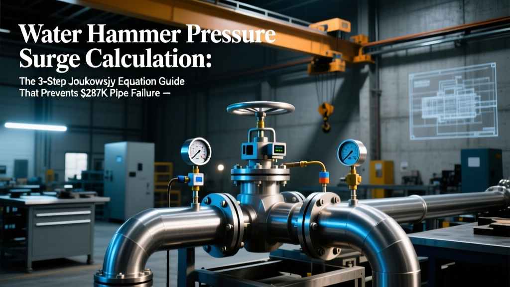 Water Hammer Surge Calculation: Joukowsky Equation Guide