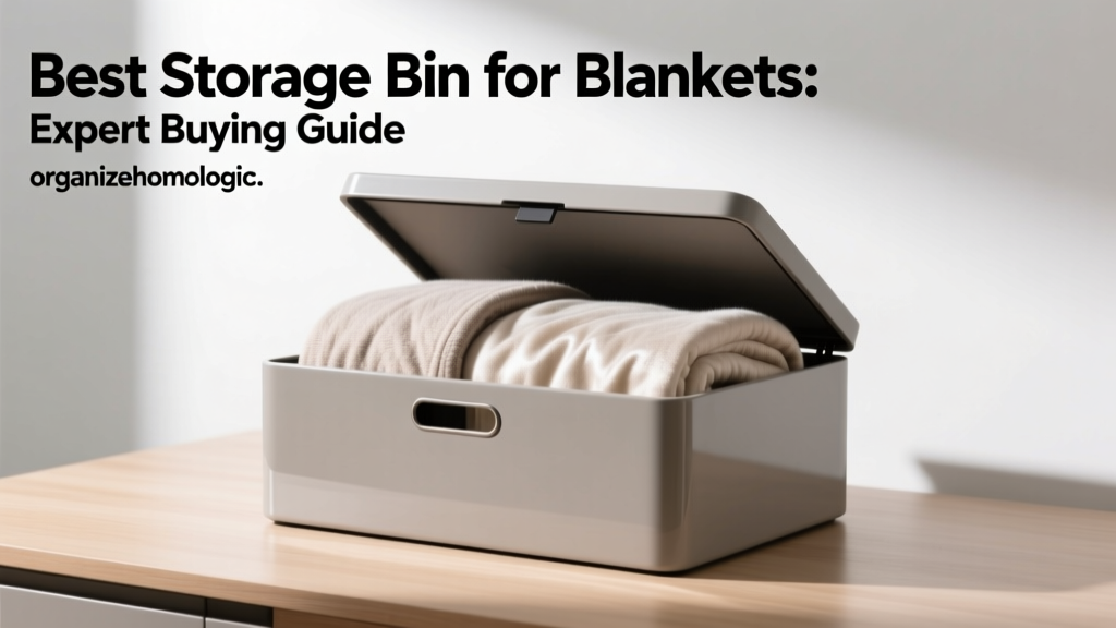 Best Storage Bin for Blankets: Expert Buying Guide