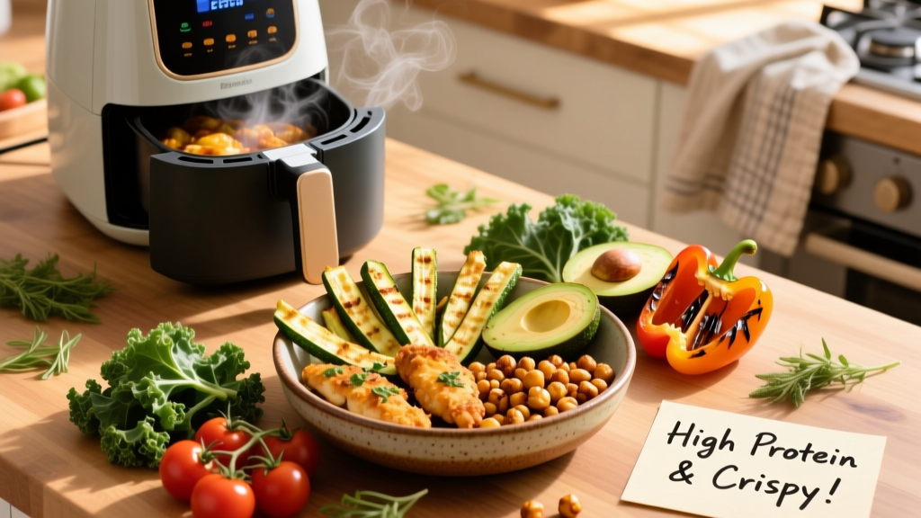 High-Protein Air Fryer Meal Prep (Easy & Crispy!)