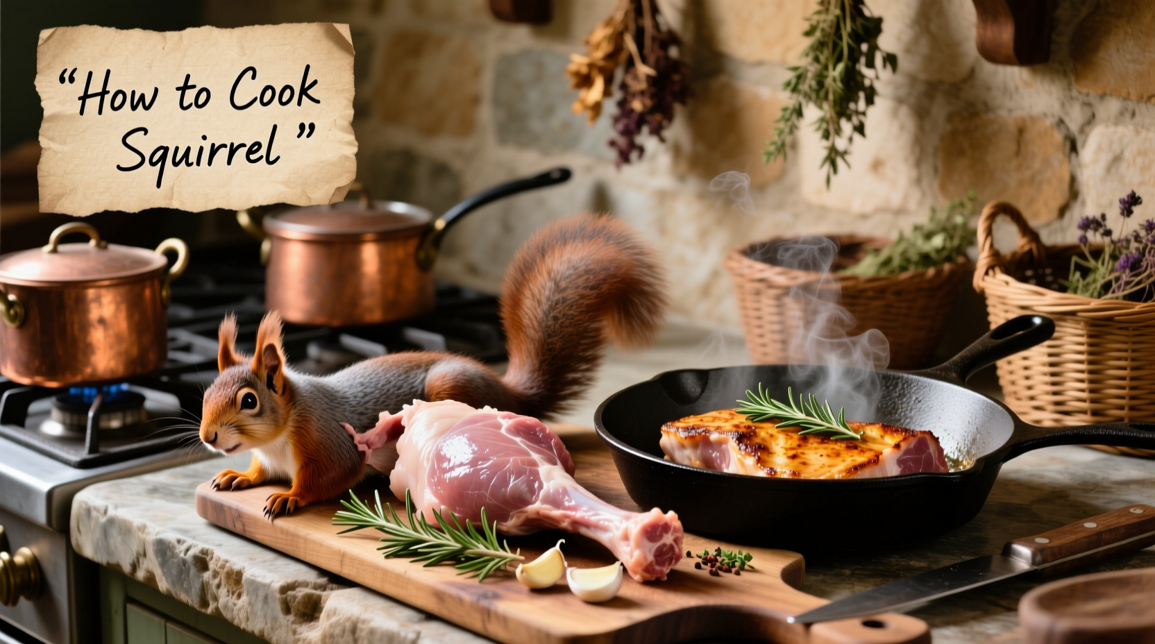 how to cook squirrel