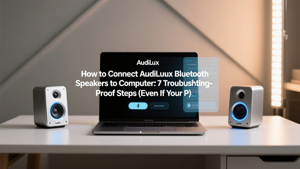 AudiLux Bluetooth Speakers to Computer: Ultimate Guide