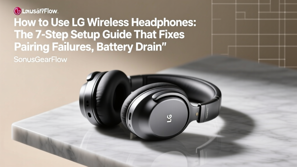 How To Use Lg Wireless Headphones (2026)