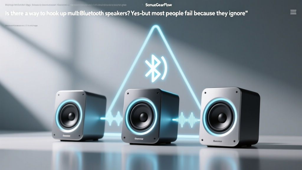 Bluetooth Speakers Multi-Setup: Do It Right (2026)