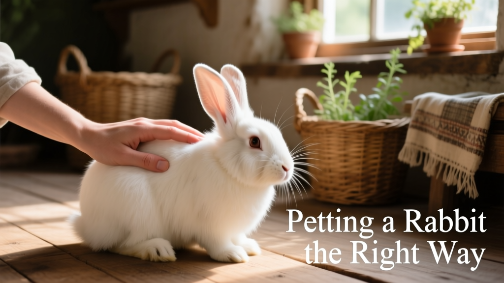 How to Pet a Rabbit the Right Way