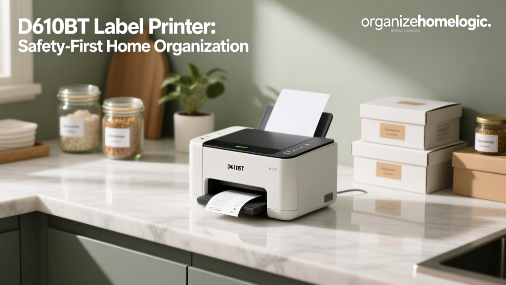 D610BT Label Printer: Safety-First Home Organization