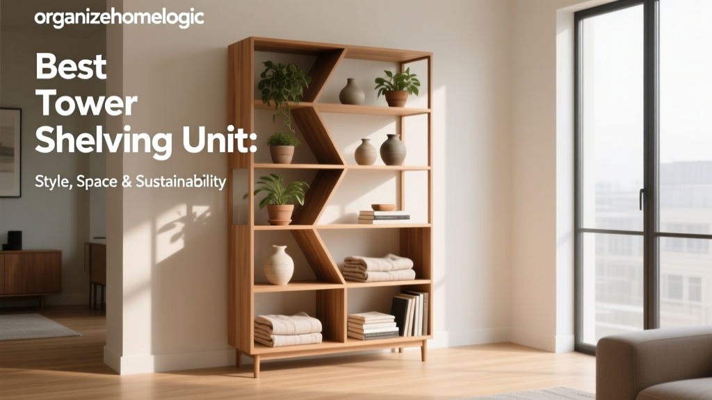 Best Tower Shelving Unit: Style, Space & Sustainability