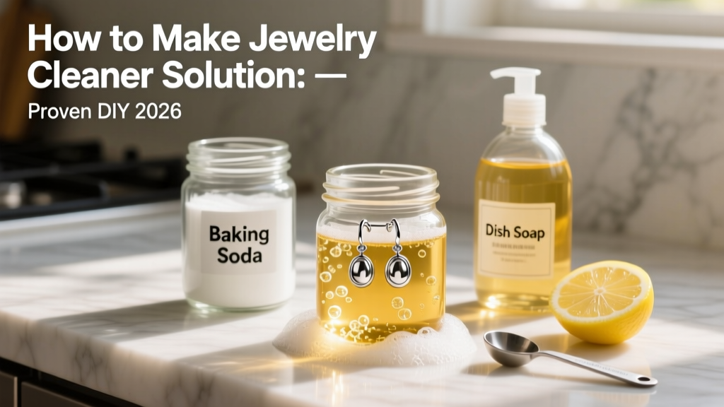 How to Make Jewelry Cleaner Solution: Proven DIY 2026