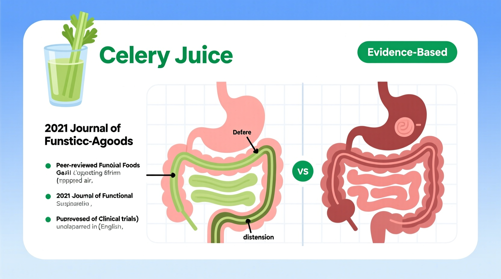does drinking celery juice actually reduce bloating evidence based take