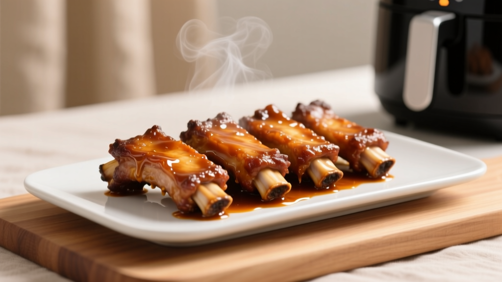 Korean Pork Ribs in Air Fryer: Crispy, Saucy, 25 Min
