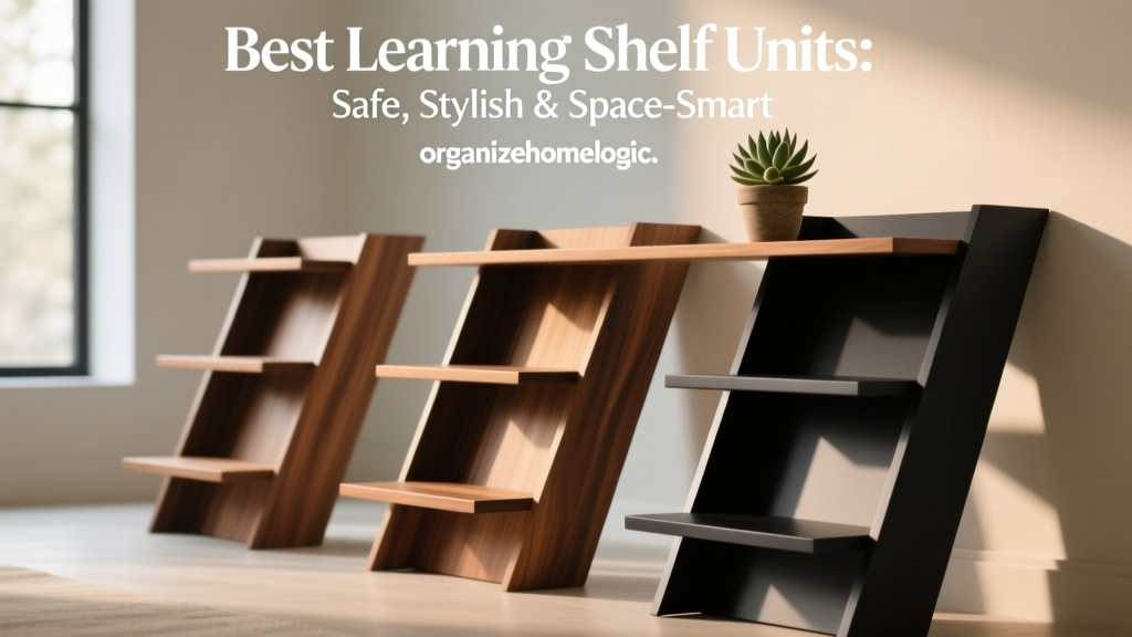 Best Leaning Shelf Units: Safe, Stylish & Space-Smart