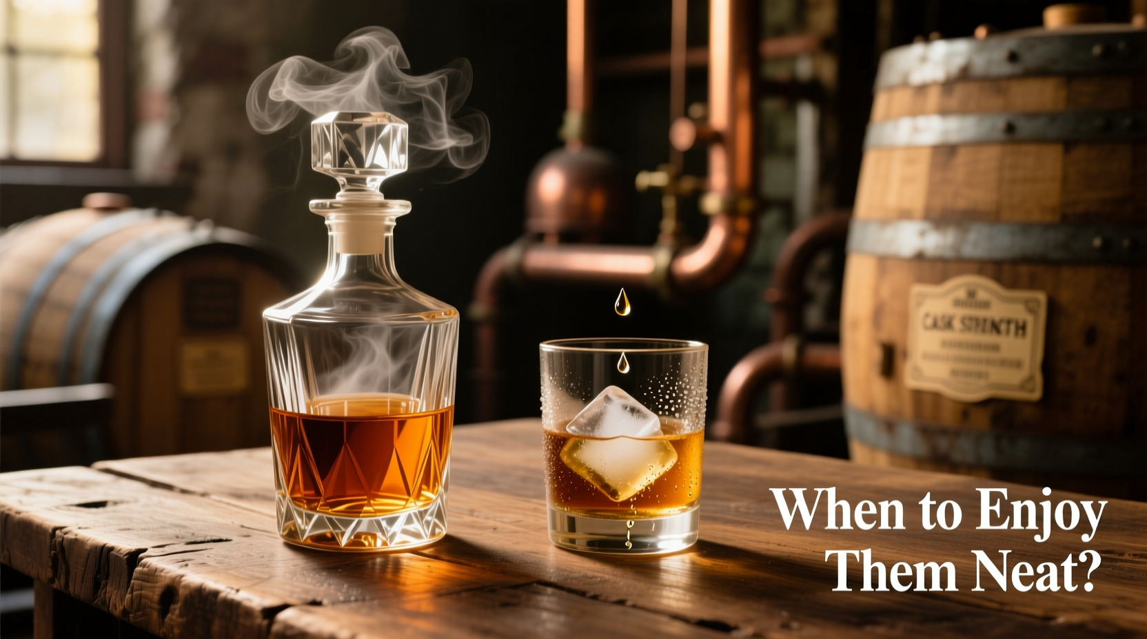 cask strength vs diluted spirits when to enjoy them neat