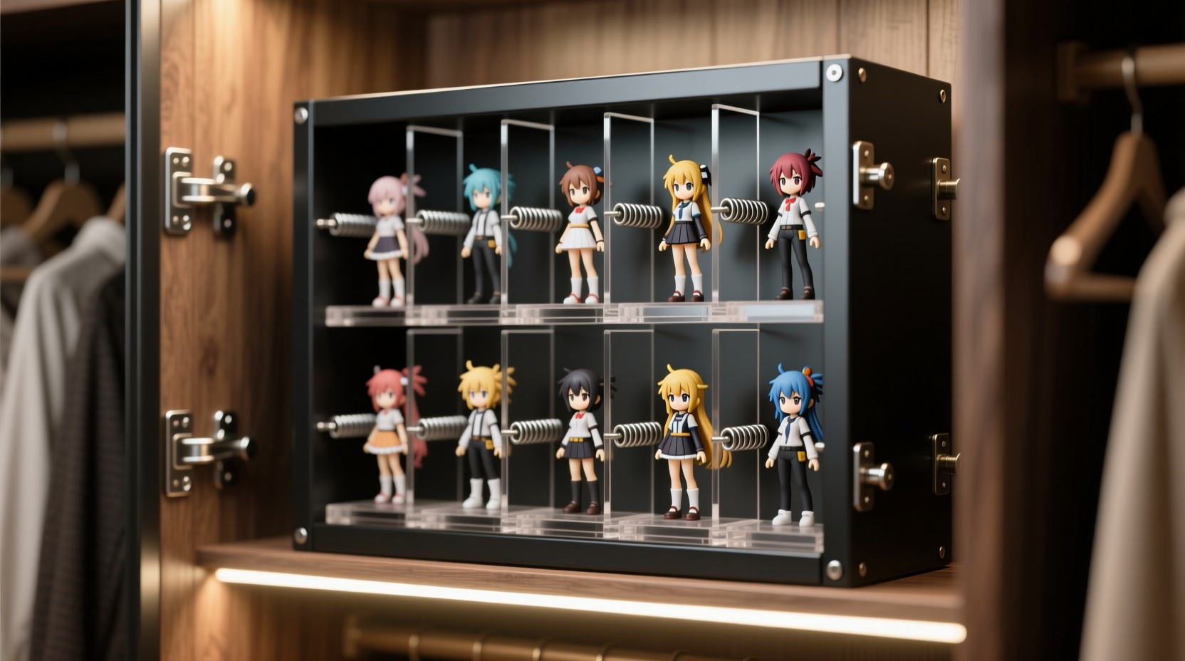anime figure closet organization tips