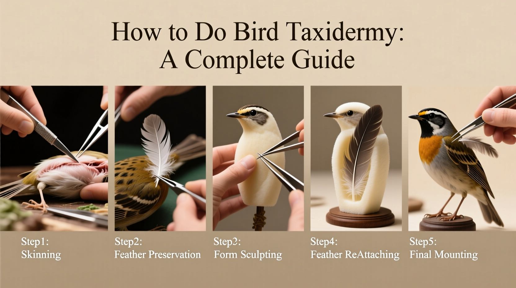 how to bird taxidermy
