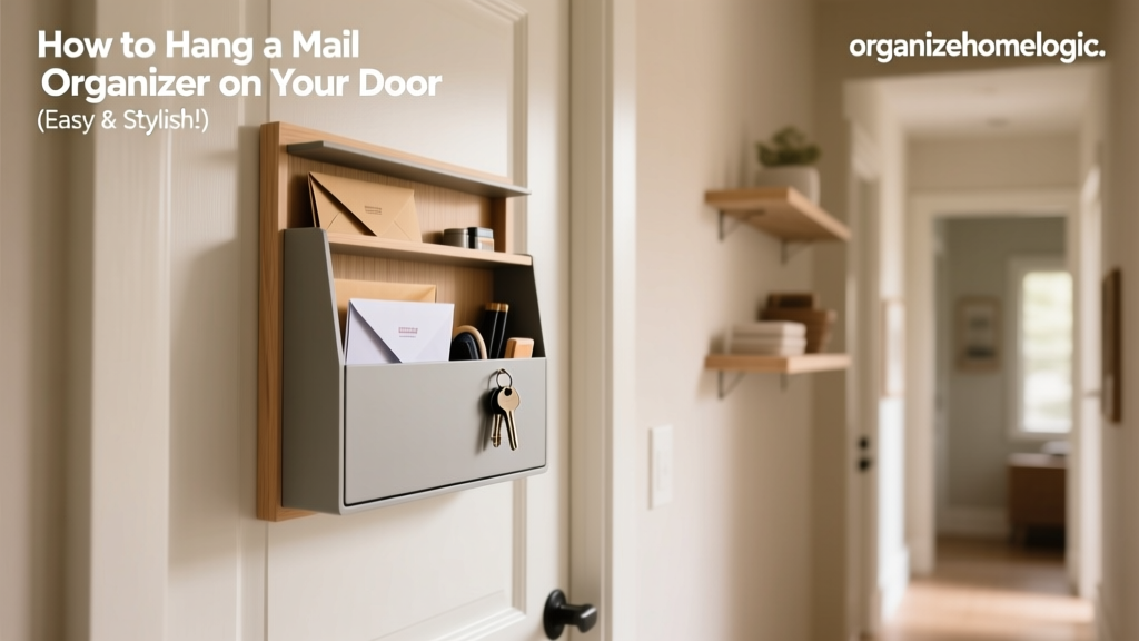 How to Hang a Mail Organizer on Your Door (Easy & Stylish!)